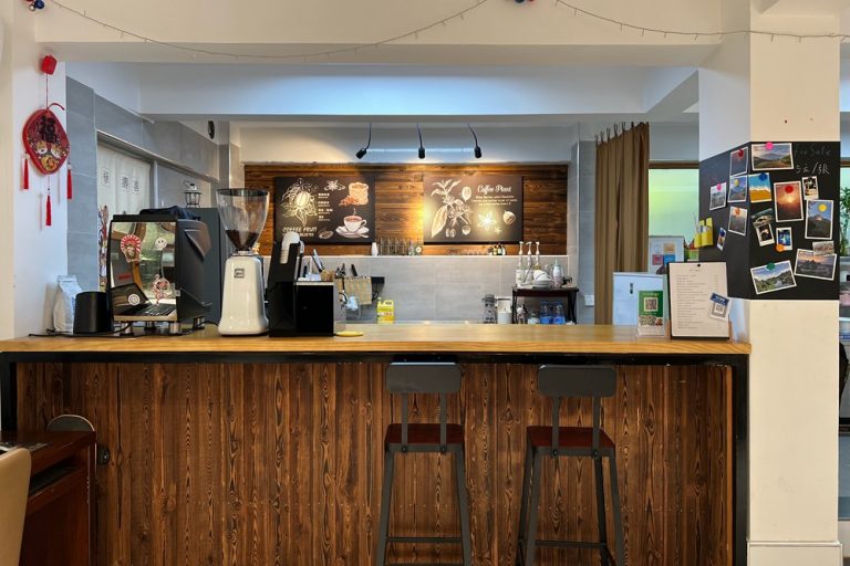 Cafe inside of the school